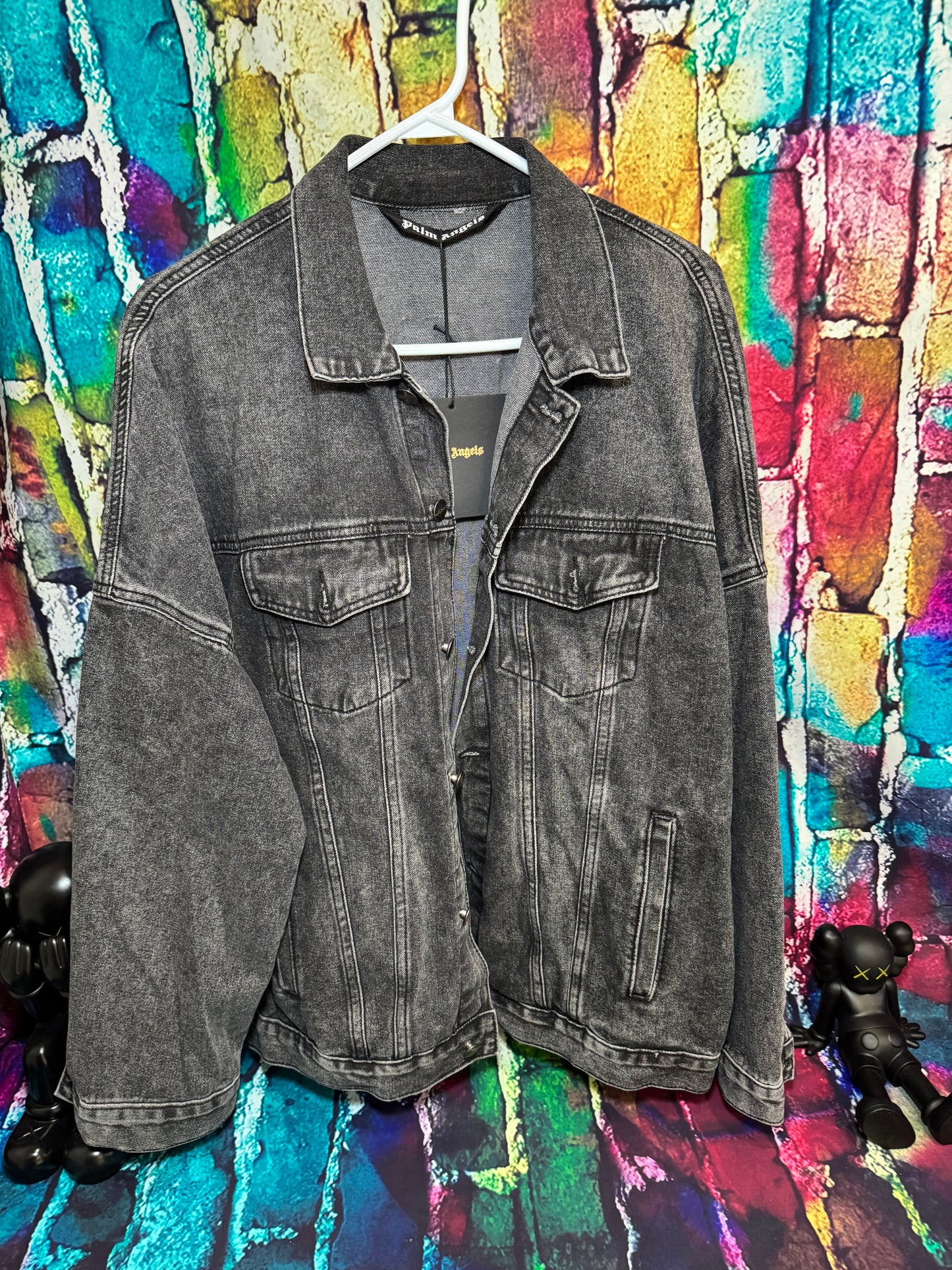 Palm angels denim jacket XL