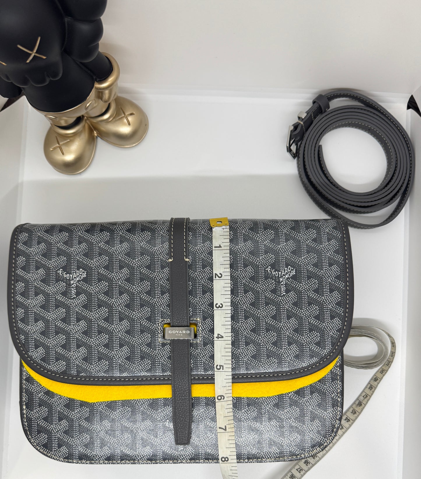 Goyard Belvédère PM gray goyard bag