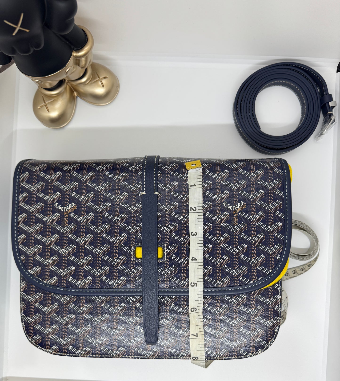 Goyard Belvedere PM goyard bag navy blue