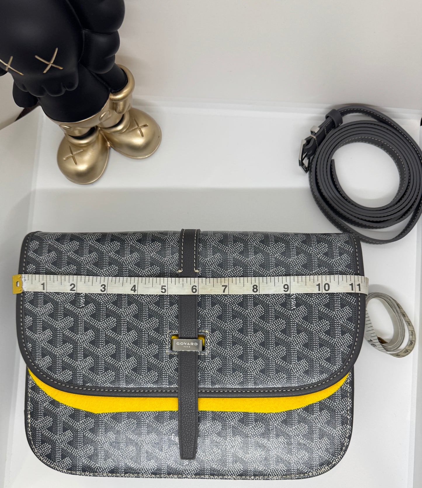 Goyard Belvédère PM gray goyard bag