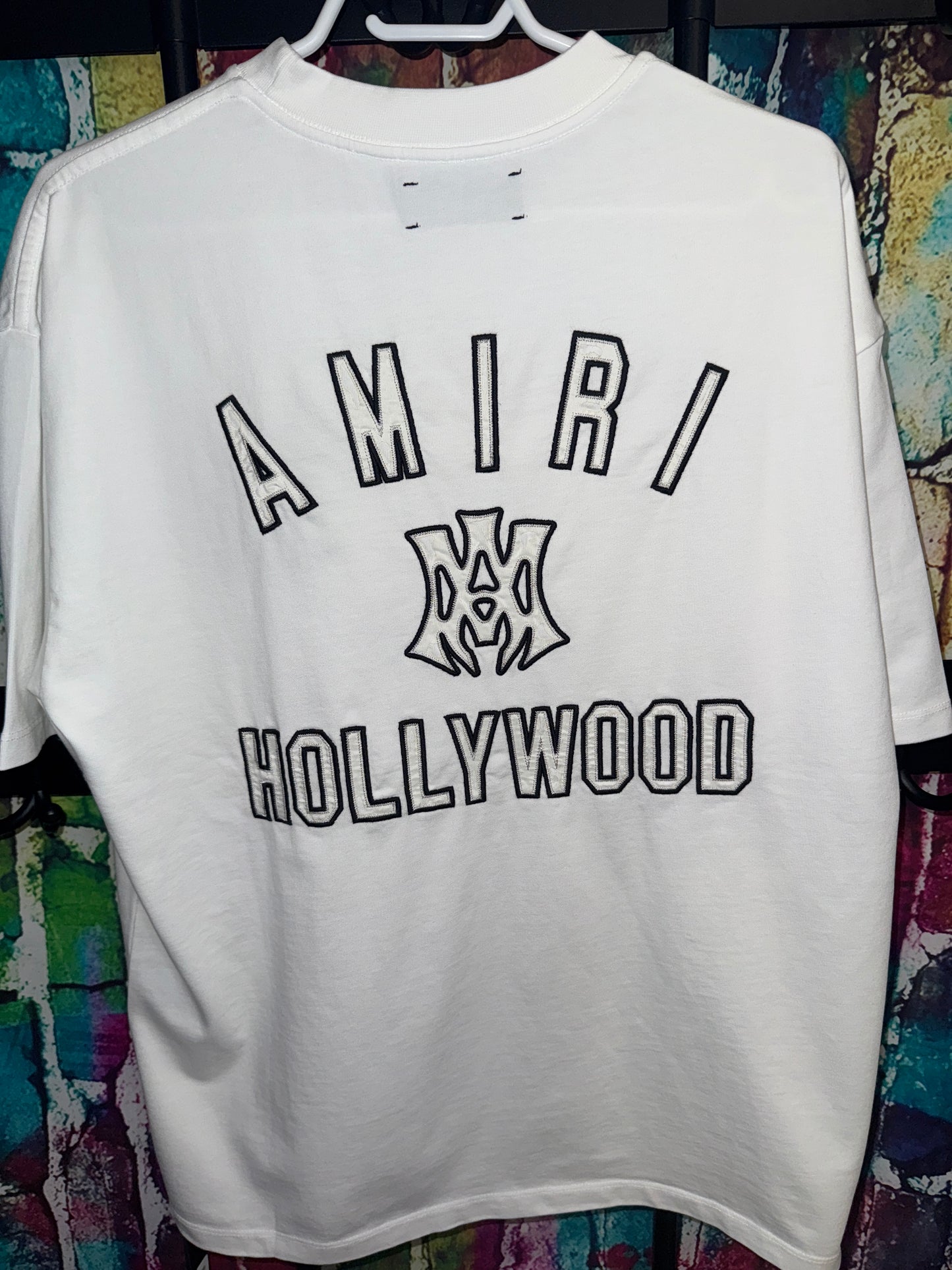 Amiri Hollywood t-shirt amiri white tee