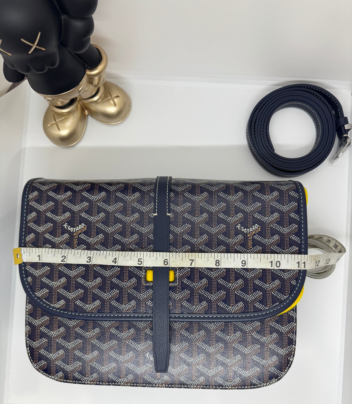 Goyard Belvedere PM goyard bag navy blue