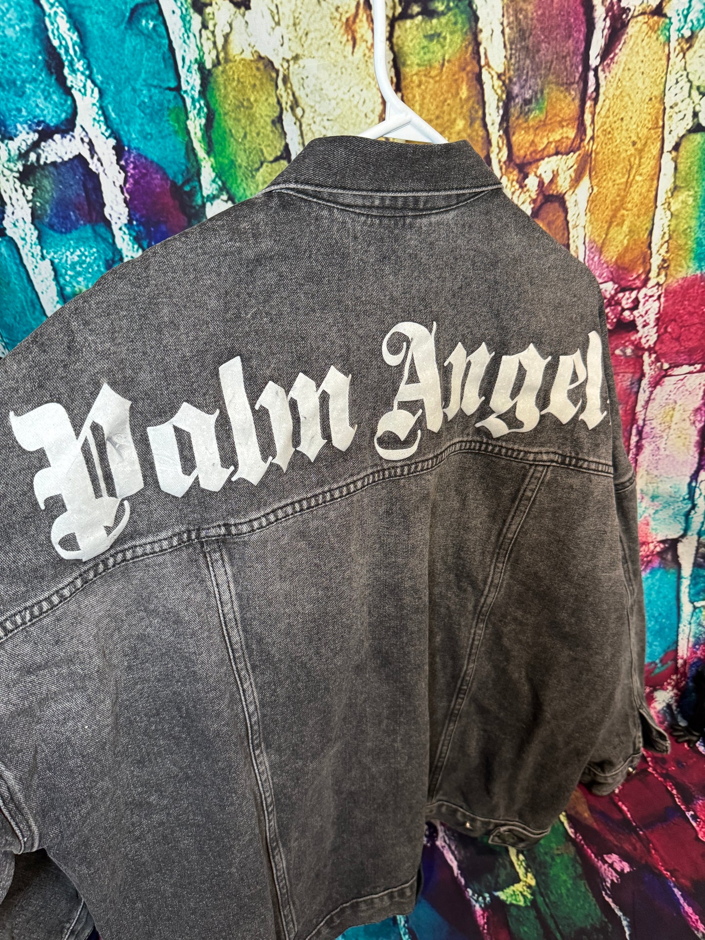 Palm angels denim jacket XL