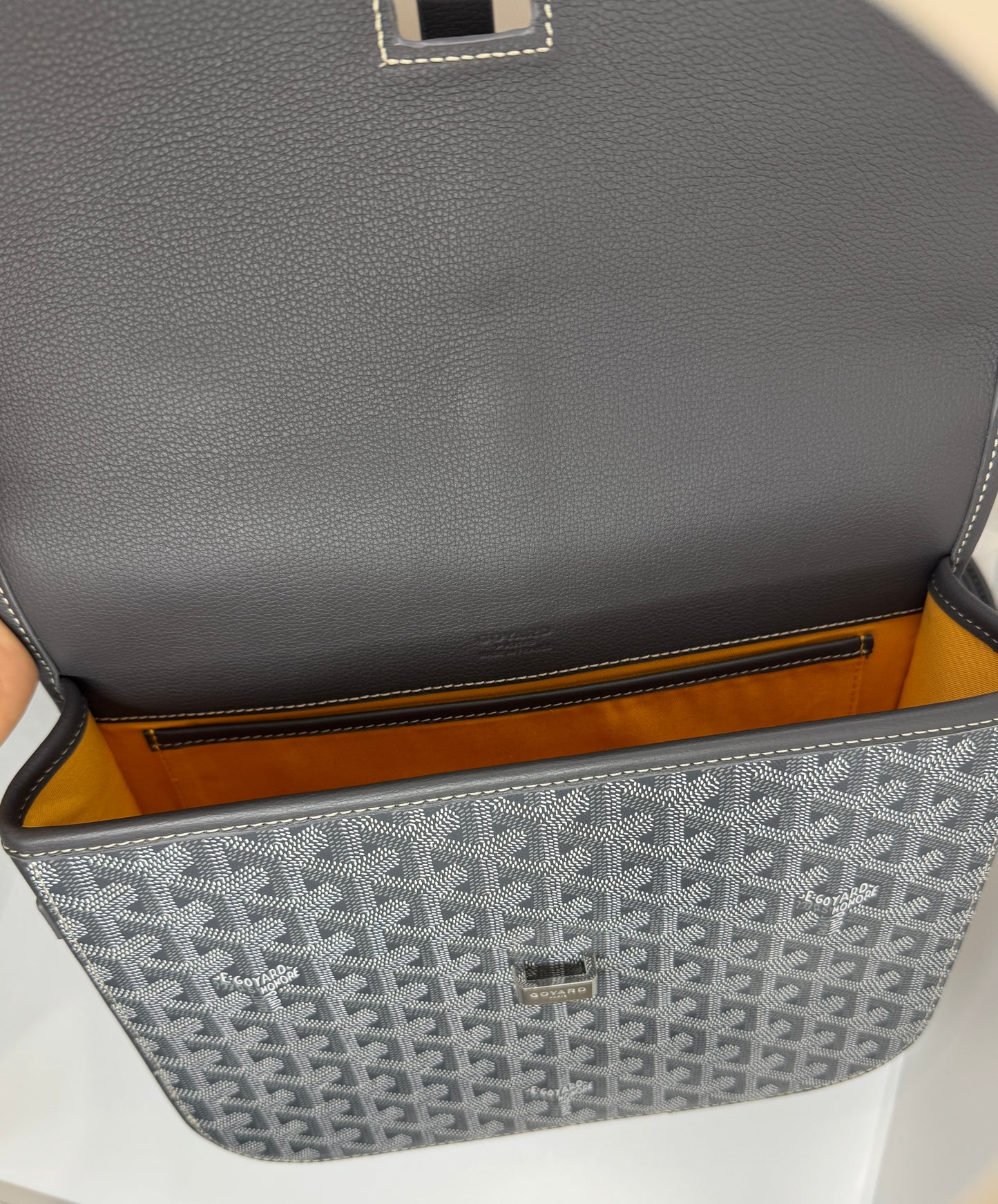 Goyard Belvédère PM gray goyard bag