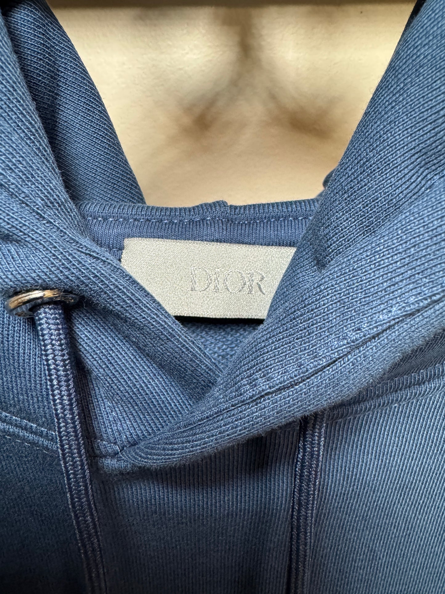 CD icon hoodie navy blue