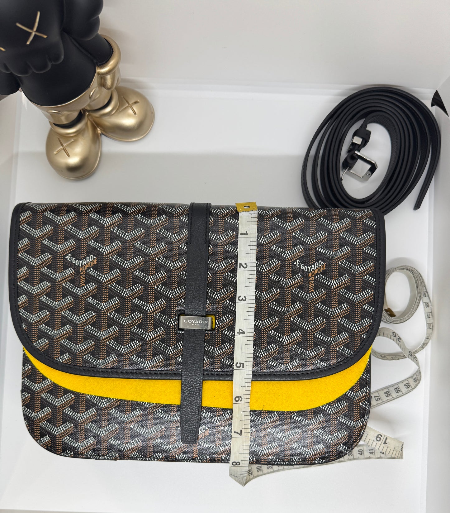 Goyard Belvédère bag  black goyard bag
