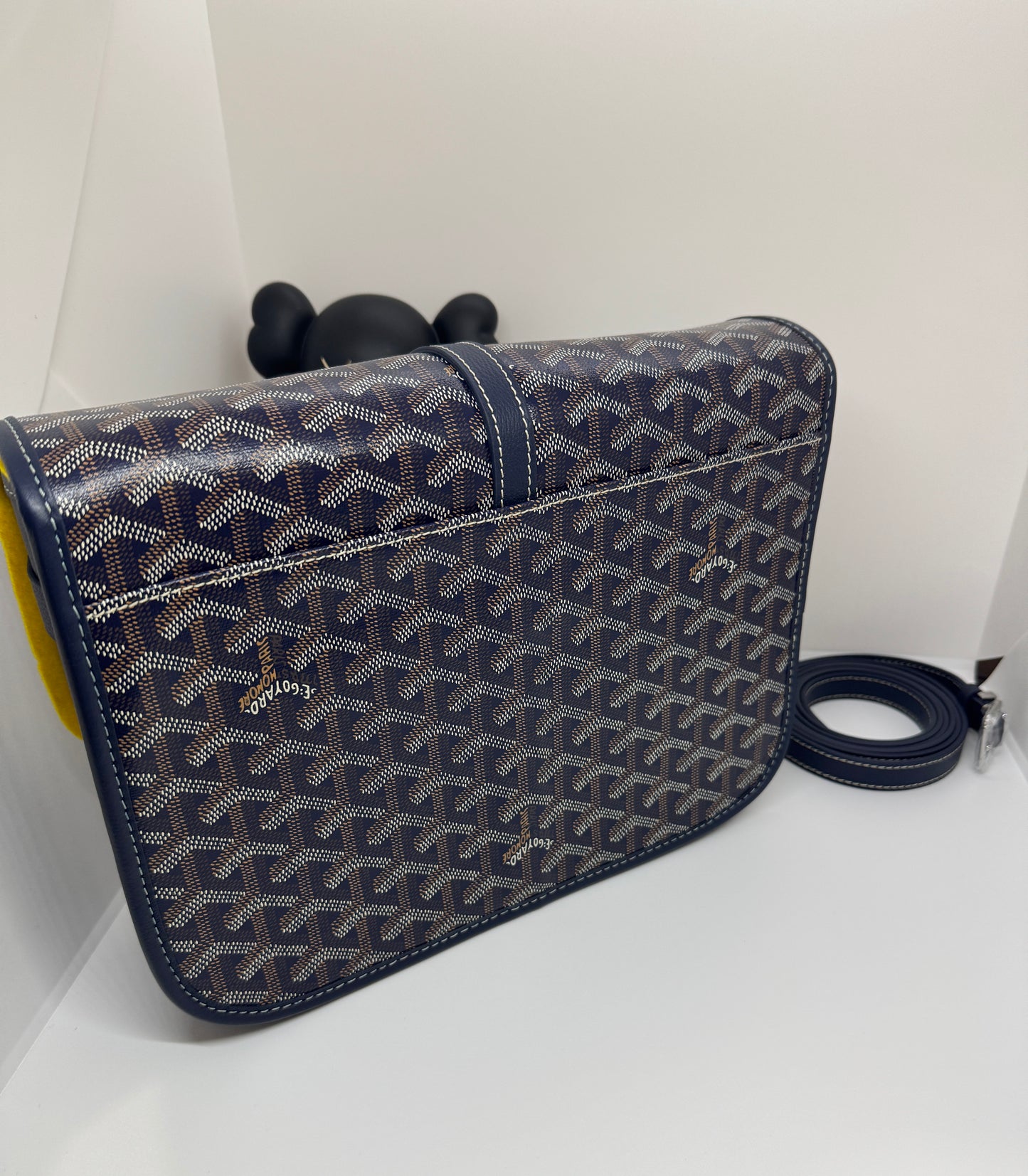 Goyard Belvedere PM goyard bag navy blue
